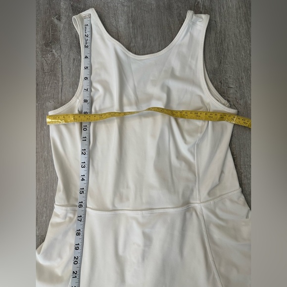 Lululemon Serene Stride Dress with Liner Shorts Size 10 white - Picture 10 of 12